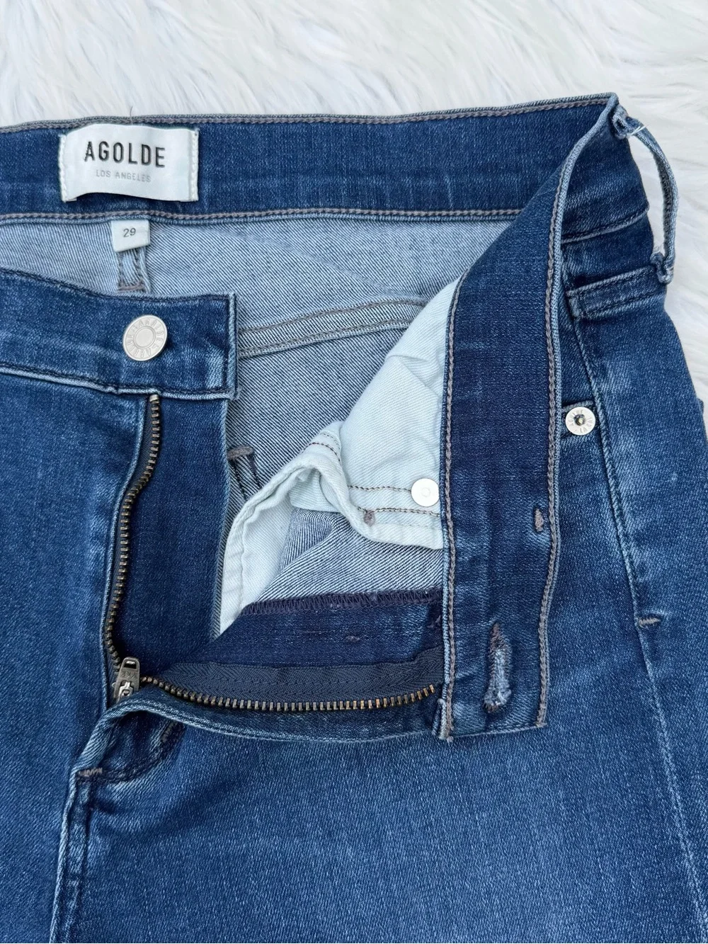 Agolde Sophie High Rise Cropped Jeans